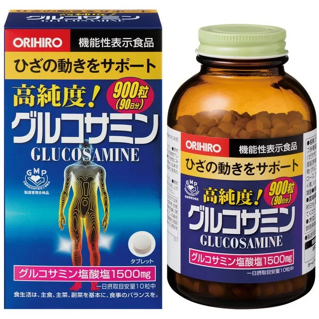 VIÊN UỐNG BỔ XƯƠNG KHỚP GLUCOSAMINE ORIHIRO 1500MG 950 VIÊN -Hàng Nhật nội địa