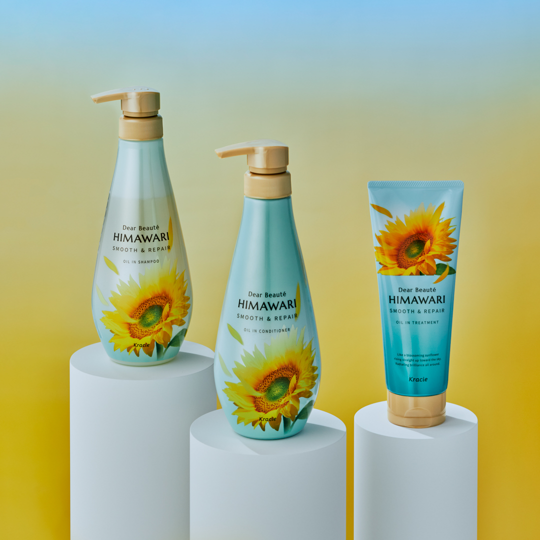 Dầu gội Kracie Himawari Smooth & Repair 500g - Hàng Nhật nội địa