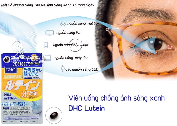 Viên uống DHC bổ mắt 20 ngày - Hàng Nhật nội địa