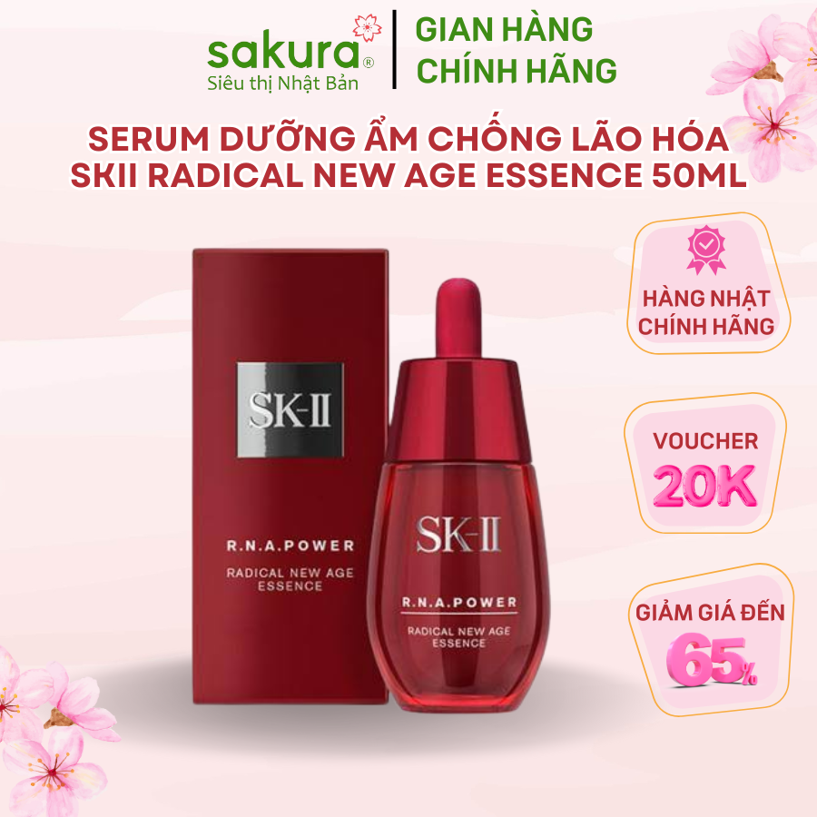 Serum dưỡng ẩm chống lão hóa SKII Radical New Age Essence 50ml - Hàng Nhật nội địa
