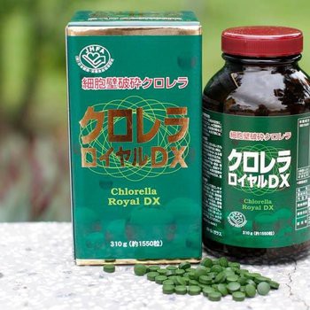 Tảo lục Chlorella Royal DX hoàng gia hộp 1550 viên - Hàng Nhật nội địa