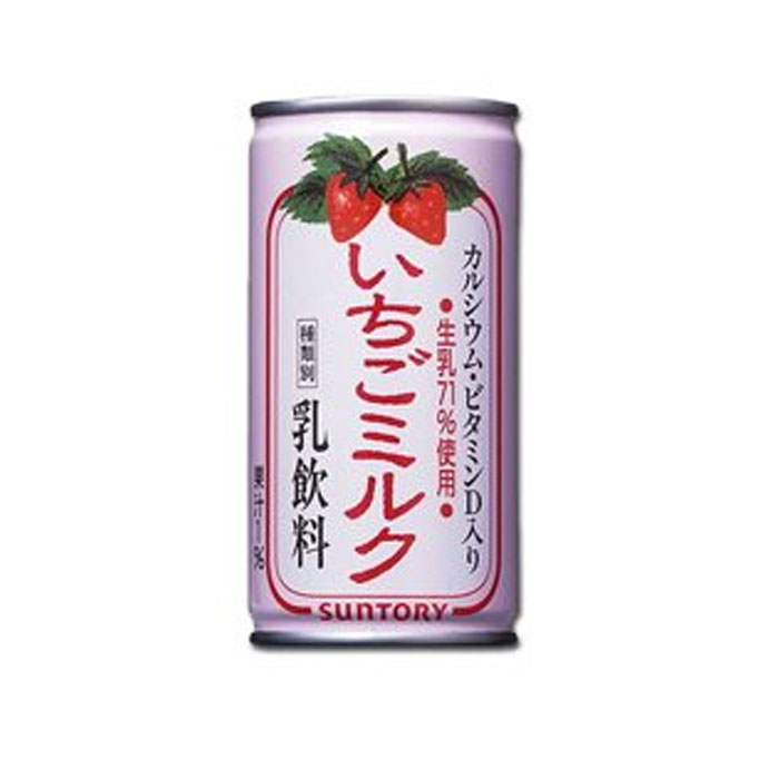 Sữa dâu SUNTORY 190g - Hàng Nhật nội địa