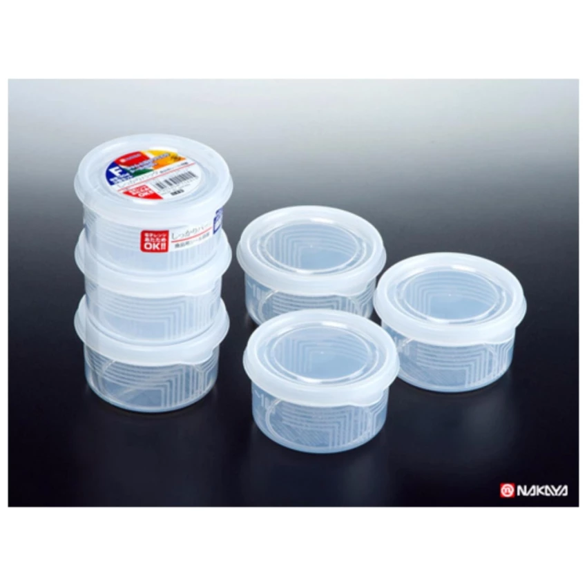 Set 3 hộp nhựa tròn 180ml- Hàng Nhật nội địa