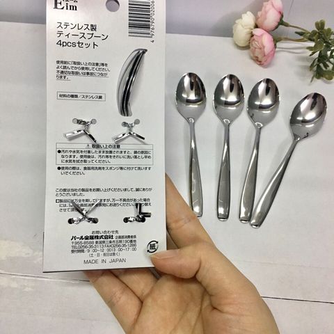 Set 4 thìa inox uống trà, café cao cấp