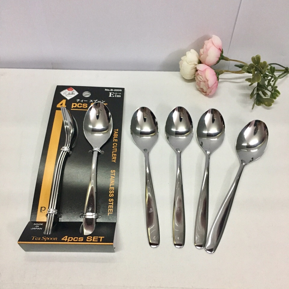 Set 4 thìa inox uống trà, café cao cấp