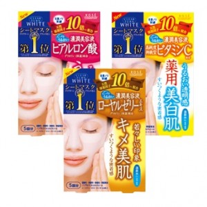 Mặt nạ Collagen Clear Turn White Kose - Hàng Nhật nội địa