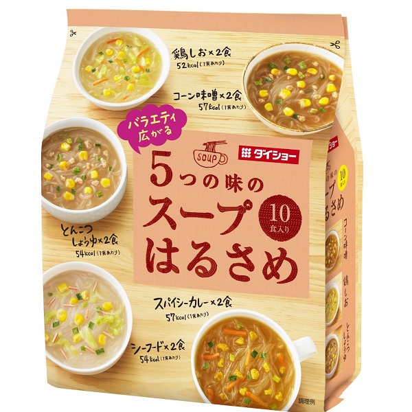 Miến ngũ vị và soup DAISHO (10 phần) - Hàng Nhật nội địa