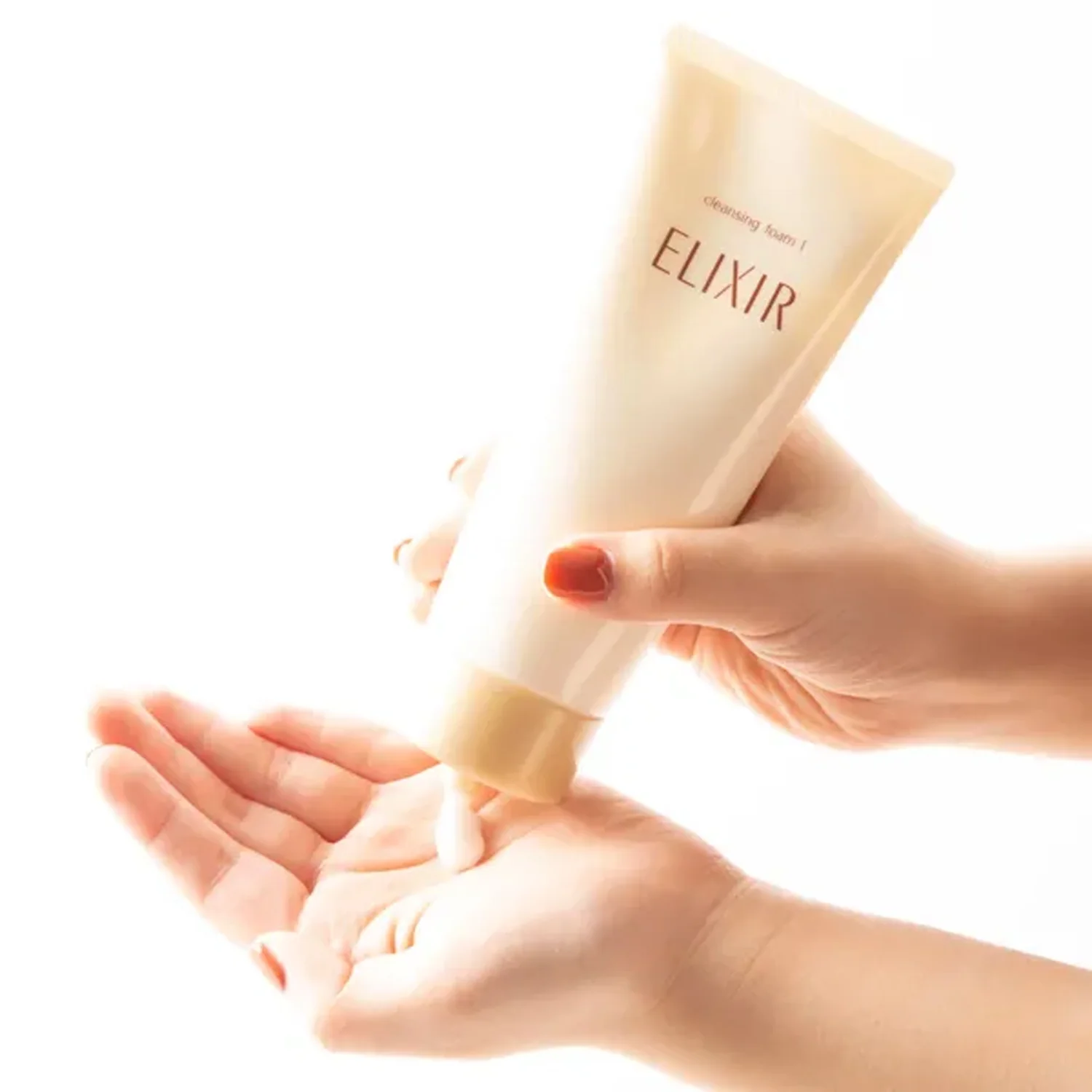 Sữa rửa mặt Elixir tạo bọt làm sạch, giảm bã nhờn, cấp ẩm cho da 145gr - Hàng Nhật nội địa