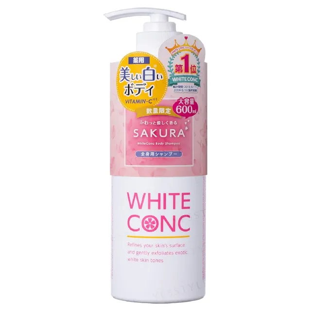 Sữa tắm trắng da toàn thân White Conc Sakura - Hàng Nhật nội địa