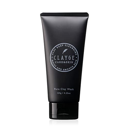 Sữa rửa mặt Clayge màu đen 120g (hút bã nhờn, dưỡng ẩm, làm mịn da) - Hàng Nhật nội địa