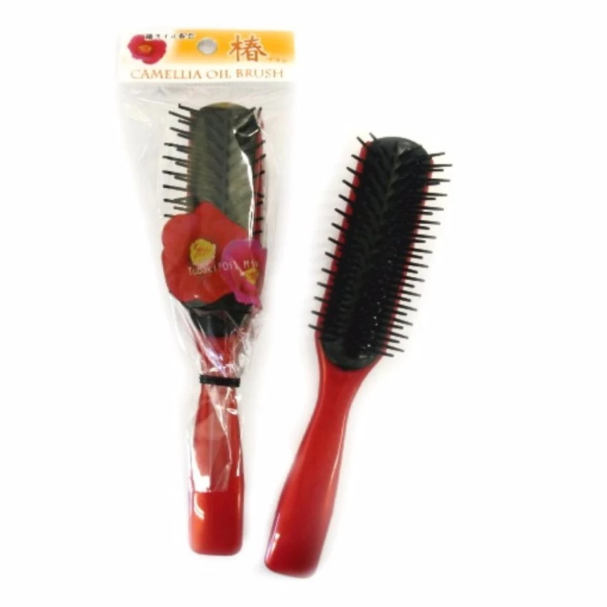 Lược chải tóc Sakura màu đỏ - Hàng Nhật nội địa