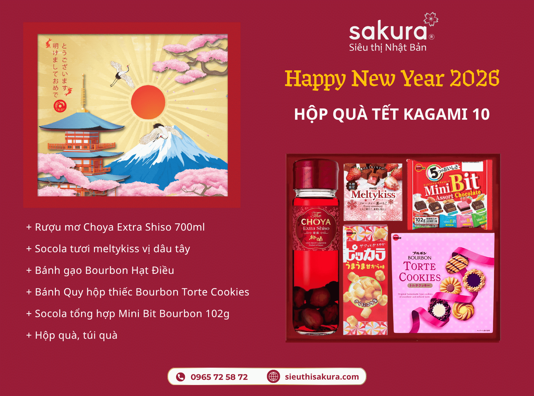 HỘP QUÀ TẾT NHẬT BẢN 2026 – KAGAMI 10