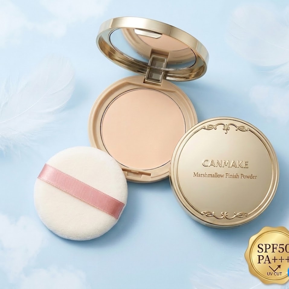 Phấn Phủ Kiềm Dầu Siêu Mịn Canmake Marshmallow Finish Powder SPF50 PA++++ ( ML Tone Trắng Sáng)  - Hàng Nhật nội địa