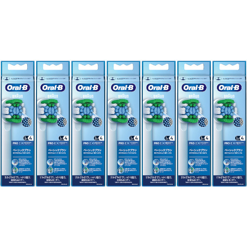 Set 4 đầu bàn chải điện thay thế Oral-B Nhật Bản mẫu 6- Hàng Nhật nội địa