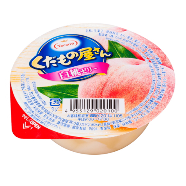 Thạch đào 160g TARAMI - Hàng Nhật nội địa