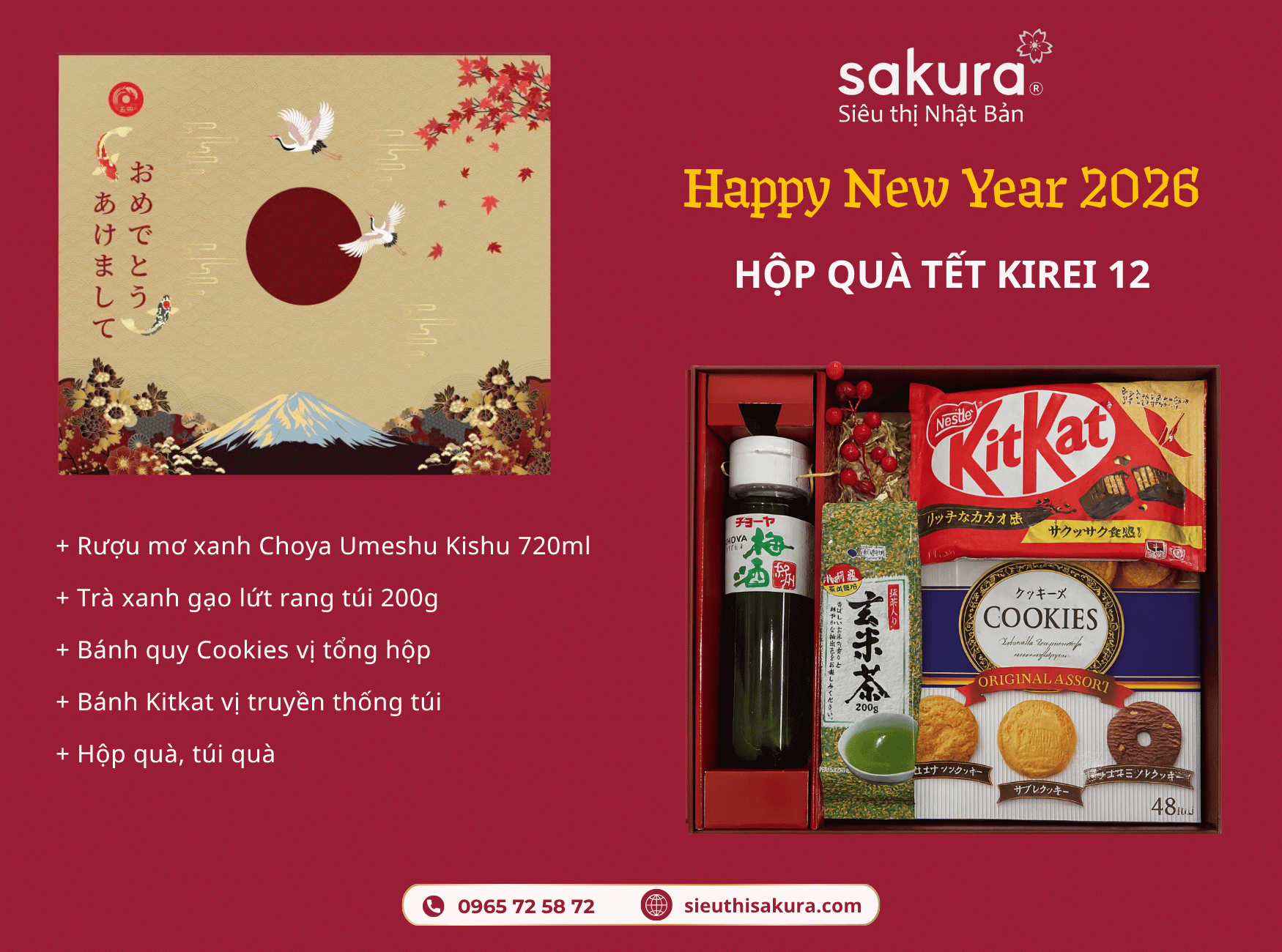 HỘP QUÀ TẾT NHẬT BẢN 2026 – KIREI 12
