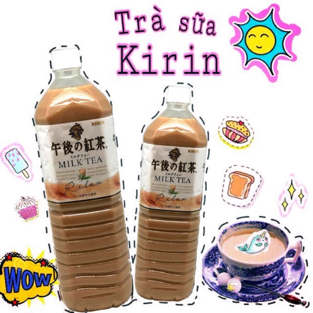 Trà sữa Kirin Milk tea 1,5 lít