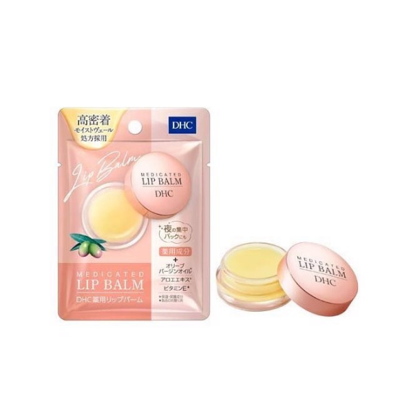 Son Dưỡng Môi Dạng Hũ DHC Medicated Lip Balm 7.5g - Hàng Nhật nội địa