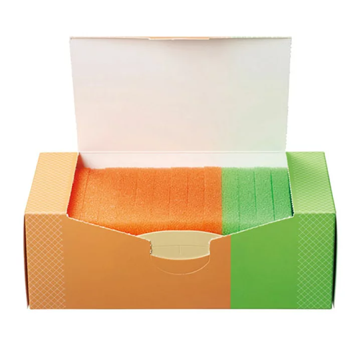 Hộp 18 miếng mút rửa bát, chà cọ đa năng My Pika - Hàng Nhật nội địa