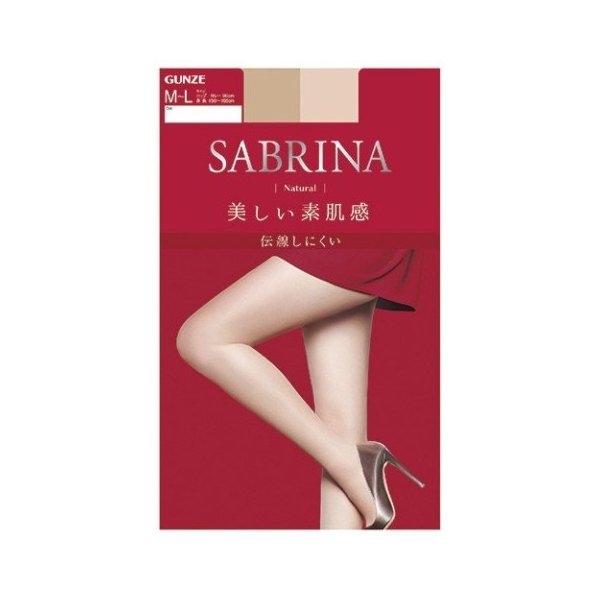 Quần tất Sabrina Natural Gunze Size M-L màu da chân - Hàng Nhật nội địa