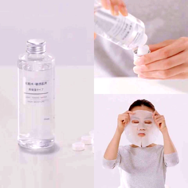 Nước hoa hồng Muji Light Toning Water Light 200ml - Hàng Nhật nội địa