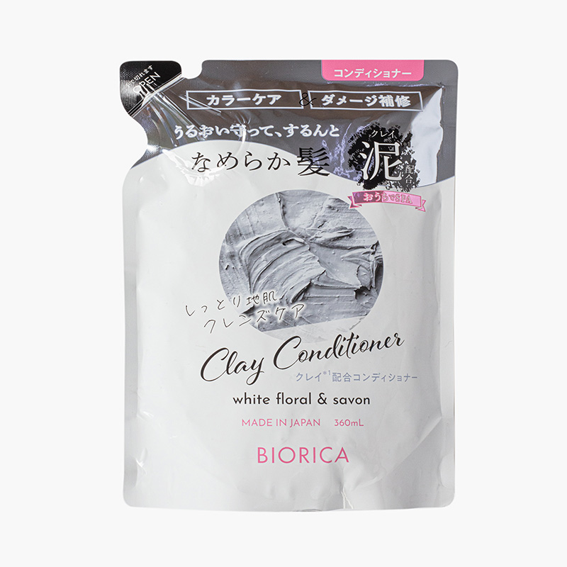Dầu xả đất sét Biorica Clay Conditioner 360ml, sạch bã nhờn, phục hồi hư tổn 360ml - Hàng Nhật nội địa