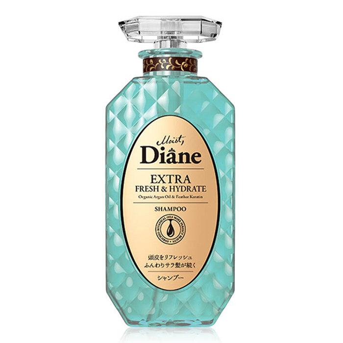 Dầu Gội Kiểm Soát Dầu Moist Diane Extra Fresh Hydrate 450ml