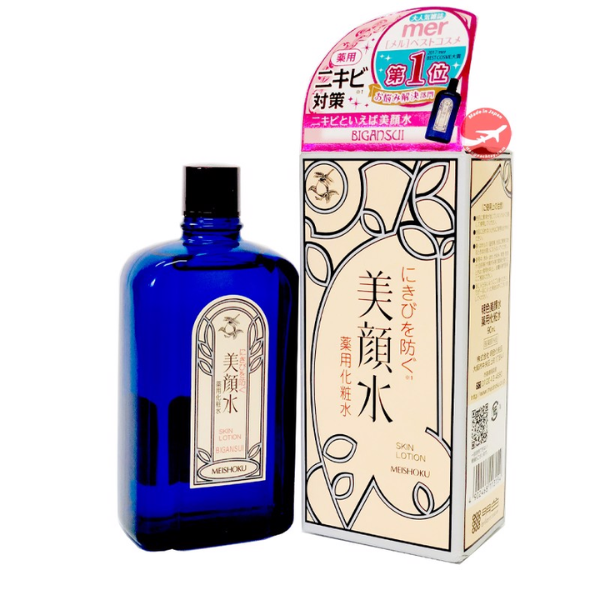 Lotion Meishoku Bigansui Medicated Skin trị mụn - Hàng Nhật nội địa