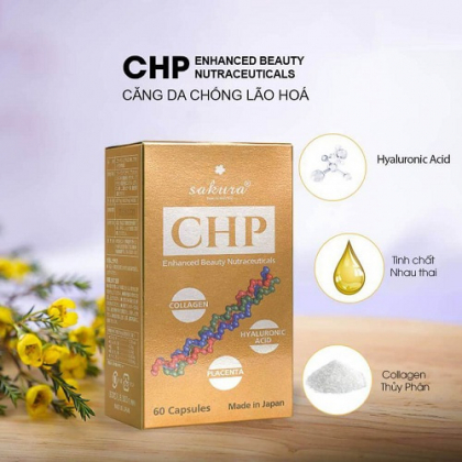 VIÊN UỐNG ĐẸP DA SAKURA CHP ENHANCED BEAUTY NUTRACEUTICALS