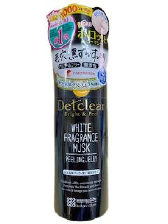 Gel Tẩy Tế Bào Chết Detclear White Fragrance musk màu đen ( cho da dầu, mụn đầu đen)