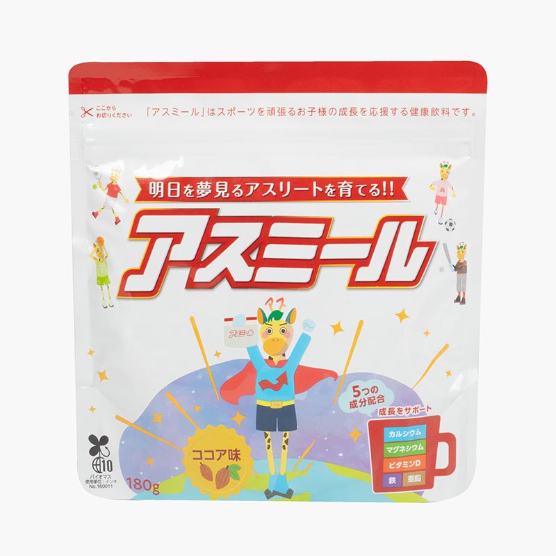 Sữa Hỗ Trợ Phát Triển Chiều Cao ASUMIRU gói 180g Dành Cho Bé Từ 3-16 Tuổi ( vị dưa gang)