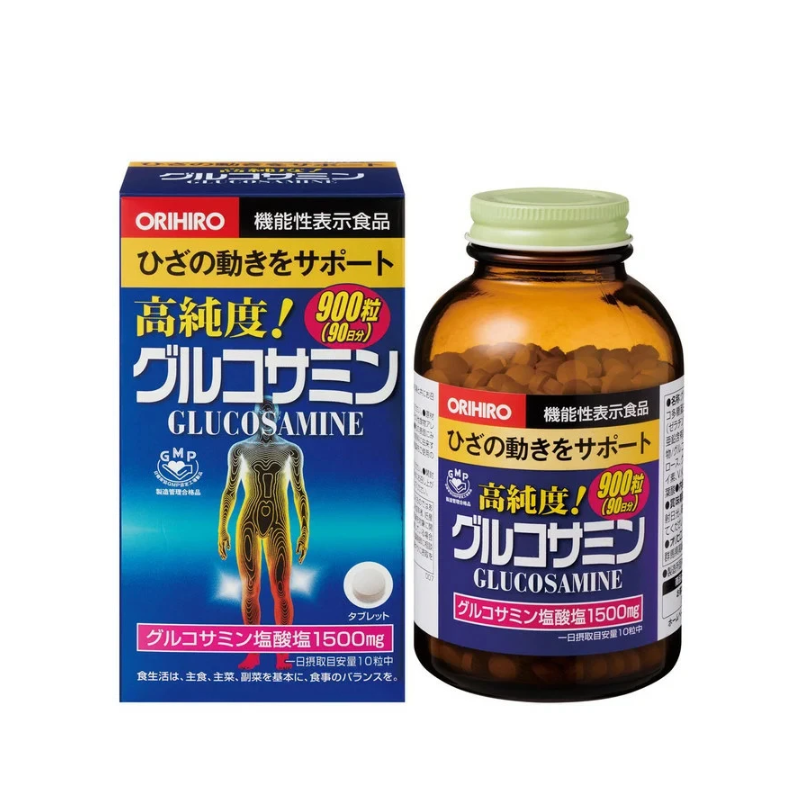 ( Big Sale) Viên uống bổ xương khớp Glucosamine Orihiro 1500mg 900 viên