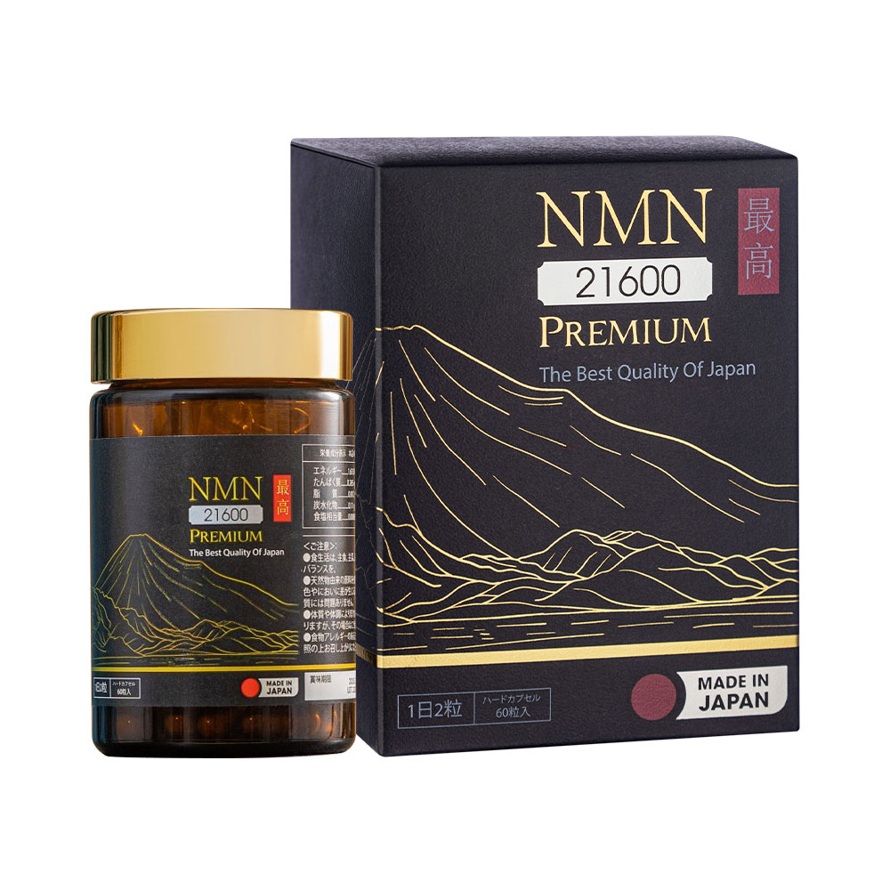 Viên uống trẻ hóa da NMN 21600 Premium The Best Quality Of Japan 60 viên - Hàng Nhật nội địa