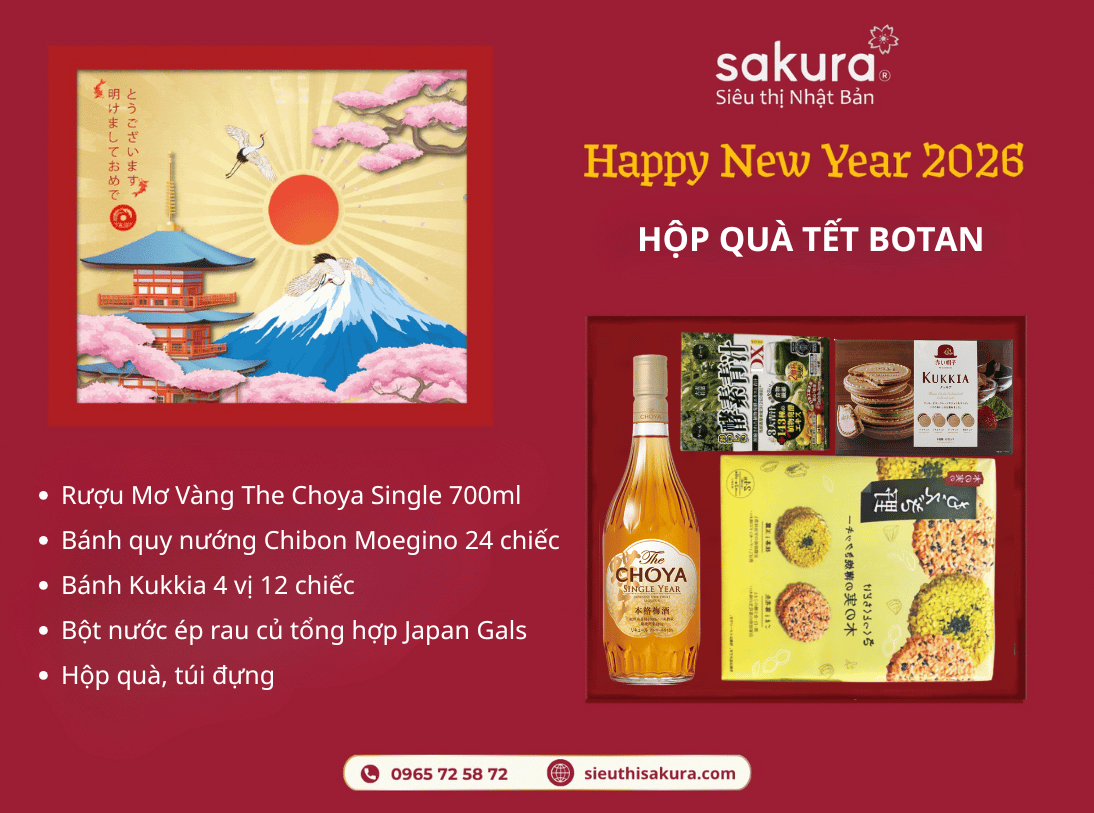 HỘP QUÀ TẾT NHẬT BẢN 2026 – BOTAN 2655