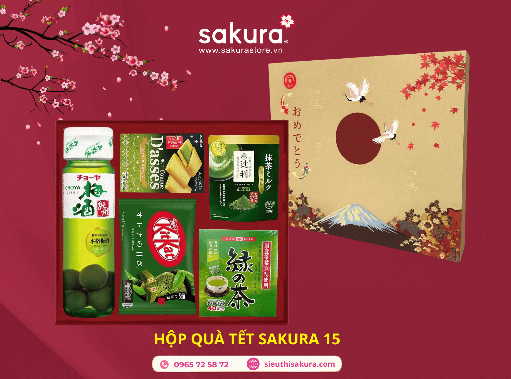 HỘP QUÀ TẾT NHẬT BẢN 2026 – SAKURA 15