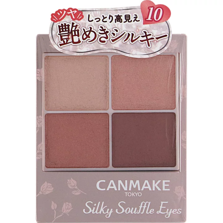 Phấn mắt Canmake 4 màu Silky Souffle Eyes 10- Hàng Nhật chính hãng