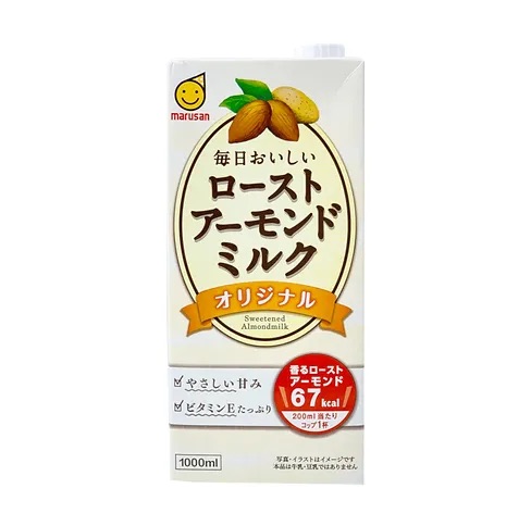 Sữa hạnh nhân Marusan có đường 1l - Hàng Nhật nội địa