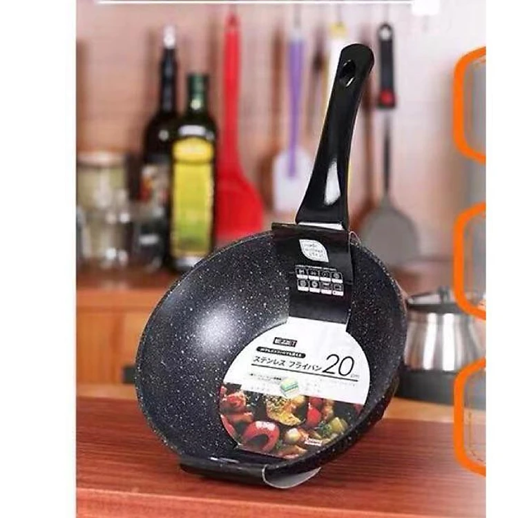 Chảo đá hoa cương đáy từ sâu lòng cao cấp LEZZET 20cm - Hàng Nhật nội địa