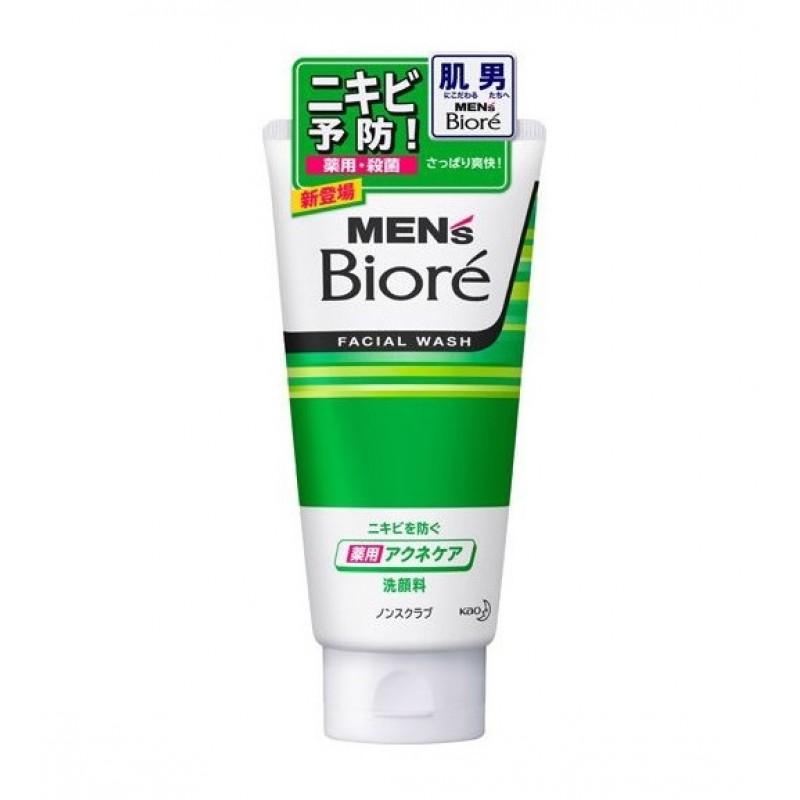 Sữa rửa mặt Biore Men Nhật Bản 130g - Hàng Nhật nội địa