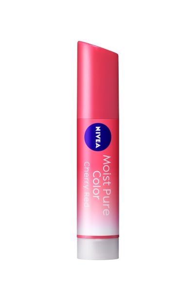 Son dưỡng môi cấp ẩm Nivea màu đỏ Cherry 3.5g - Hàng Nhật nội địa