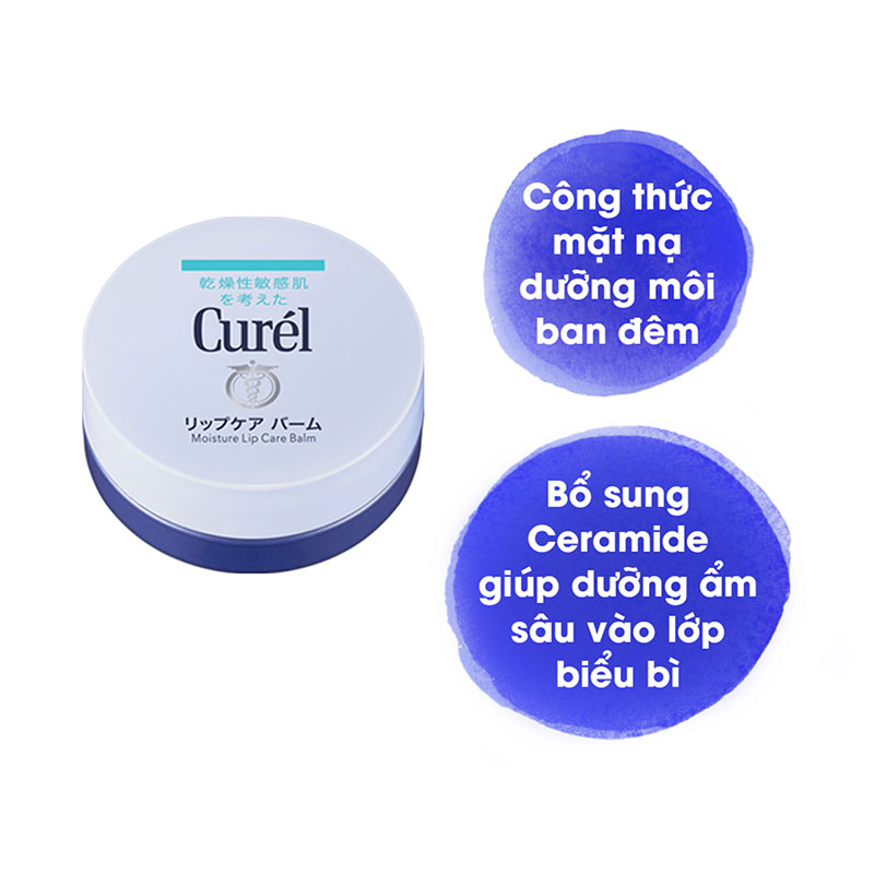 Son Ủ Môi Curél Chuyên Sâu Cho Môi Khô, Nhạy Cảm 4.2g - Hàng Nhật nội địa
