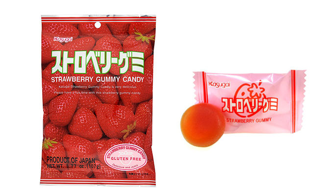 Kẹo dẻo vị dâu Kasugai 102gr- Hàng nhật nội địa