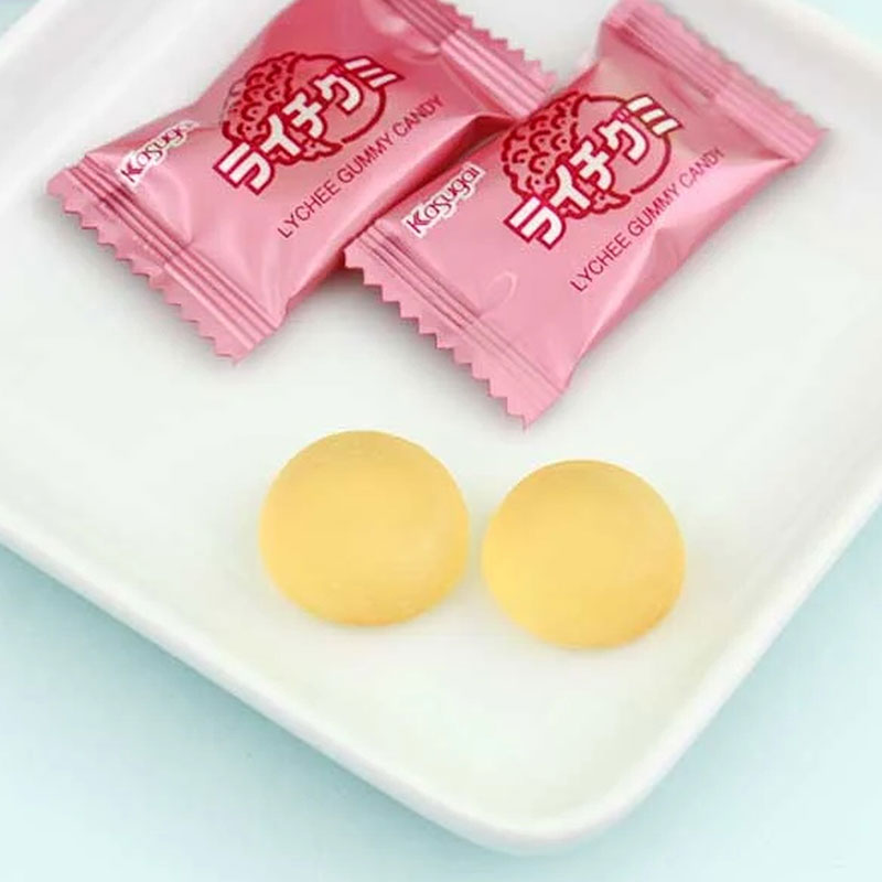 Kẹo dẻo Nhật Bản Kasugai vị vải 102g - Hàng Nhật nội địa