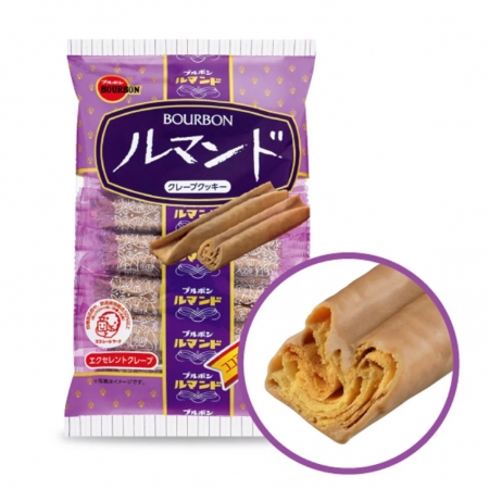 Bánh xốp phủ socola Bourbon Lumonde 12 chiếc - Hàng Nhật nội địa