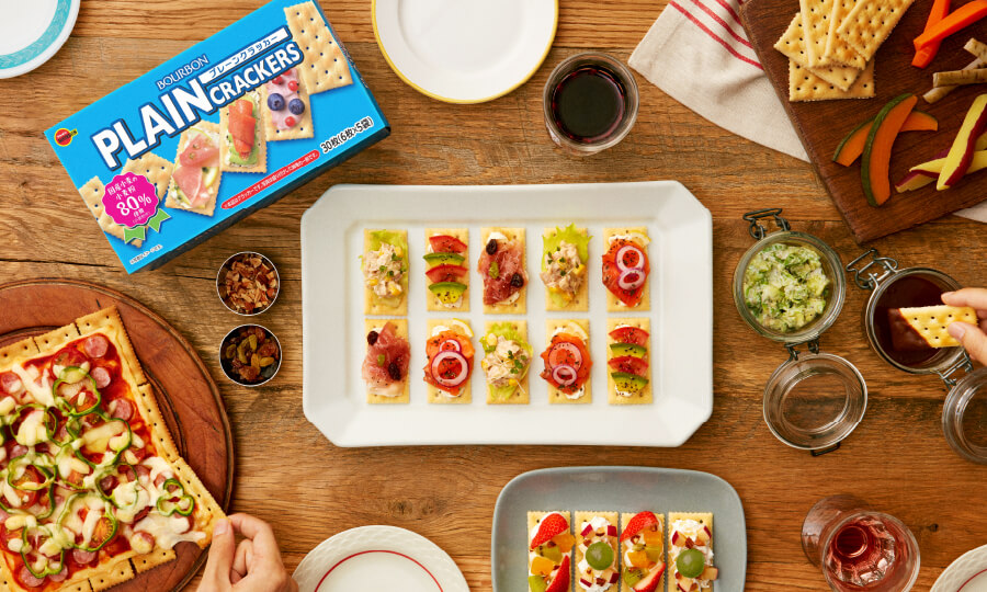 BOURBON Bánh quy Plain vị truyền thống 92g - Hàng Nhật nội địa