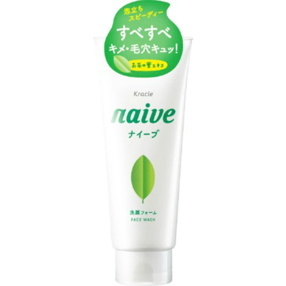 Sữa rửa mặt Naive chiết xuất trà xanh 120g - Hàng Nhật nội địa