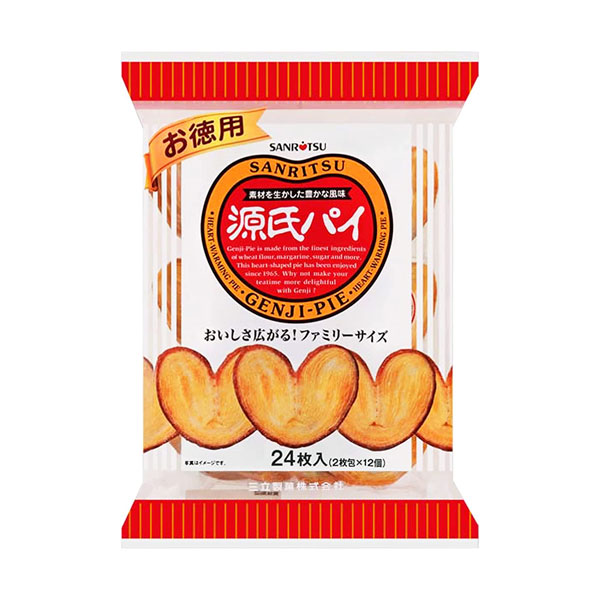 Bánh bướm bơ nướng Genji - Pie 240gr (24 chiếc) - Hàng Nhật nội địa