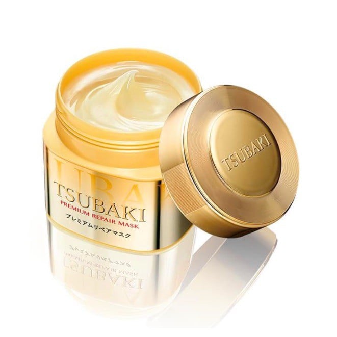 Mặt nạ ủ tóc cao cấp phục hồi hư tổn Tsubaki Shiseido 180g - Hàng Nhật nội địa