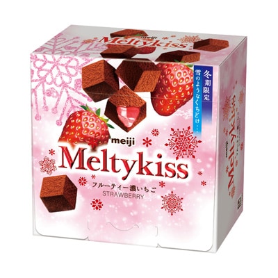 Socola Meltykiss Meiji vị dâu 53gr - Hàng Nhật nội địa