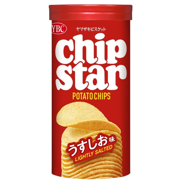 Khoai tây chiên Chip Star vị muối lạt màu đỏ - Hàng Nhật nội địa